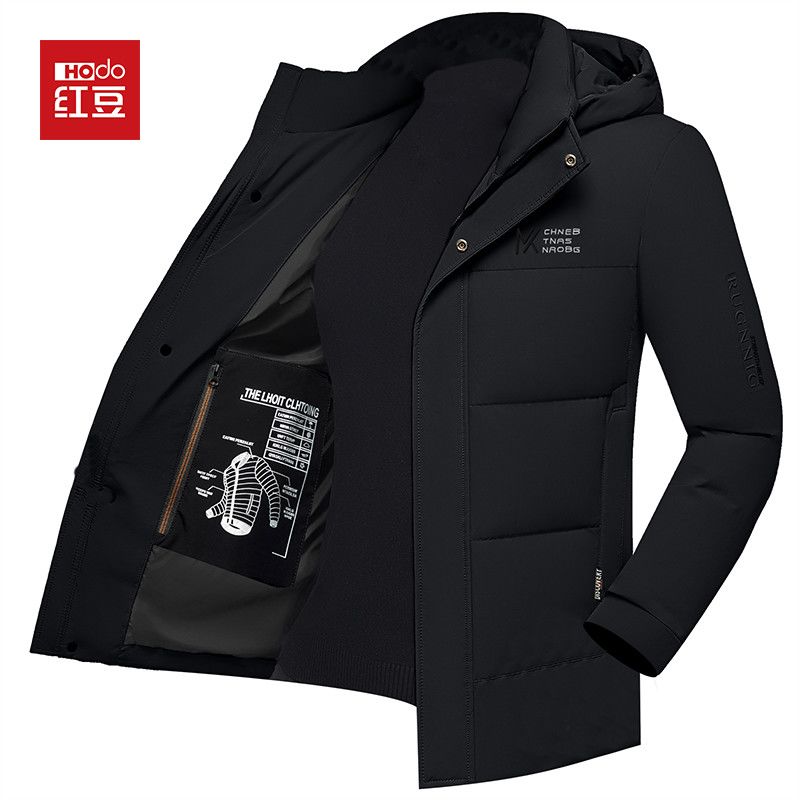 红豆2025羽绒棉棉衣男士高档中青年轻薄保暖休闲棉服外套爸爸冬季