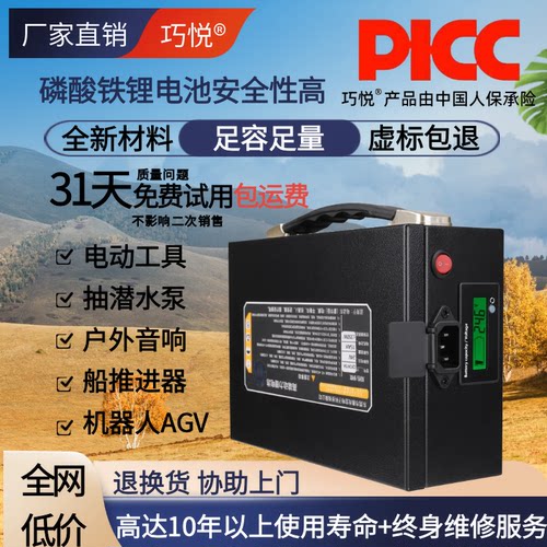 巧悦大功率磷酸铁锂电池工厂直销