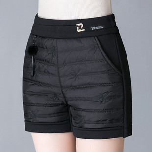 弹力修身 妈妈裤 显瘦西装 女外穿休闲打底靴裤 短裤 秋冬加厚加绒大码