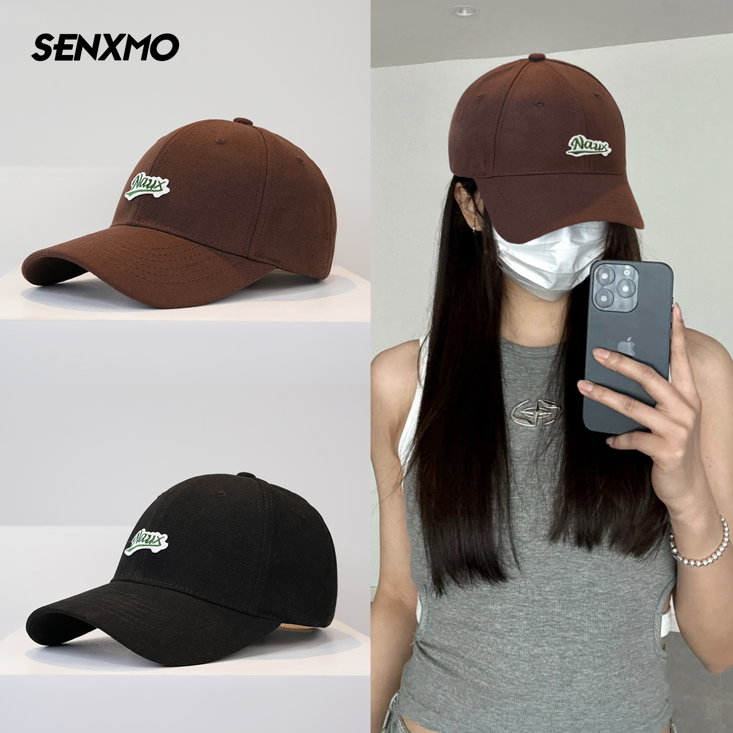 硬顶小头围棒球帽女2025新款