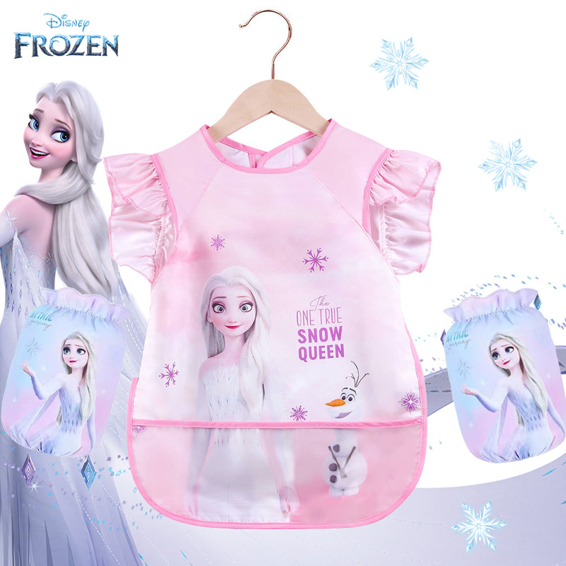 迪士尼儿童画画罩衣女童防水防脏围裙幼儿园宝宝吃饭围兜反穿衣,童装/婴儿装/亲子装,反穿衣/罩衣,淘宝优惠券,粉丝福利购,淘宝优惠卷