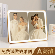相框摆台水晶照片定制高级感洗相片加打印带冲印洗印做成相册订制