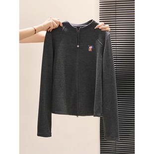 错过真太可惜~立领鱼骨开衫拉链卫衣外套女加厚保暖德绒百搭上衣