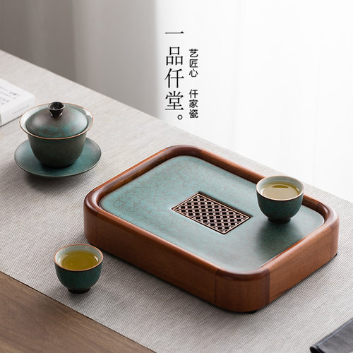 一品仟堂储水式茶盘家用单层