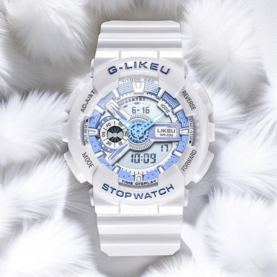 独角兽手表ins风网红同款可爱少女中学生韩版防水夜光运动电子表