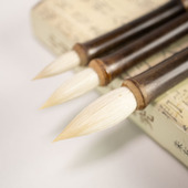 玄霜细光锋羊毫套装 毛笔国画书法小楷书行书篆书隶书初学者专业级