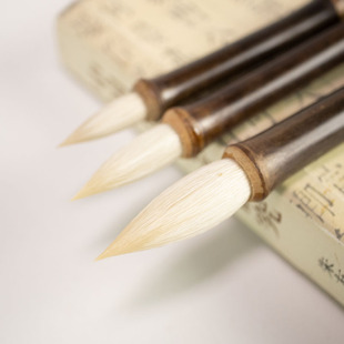 玄霜细光锋羊毫套装毛笔国画书法小楷书行书篆书隶书初学者专业级