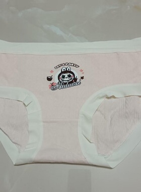 粉色可爱款三角内裤女生款舒适学生底裤绿色中腰纯棉底档日常穿搭