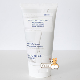 在途希腊KORRES珂诺诗 24新款驴奶净透保湿卸妆洁面乳洗面奶150ml