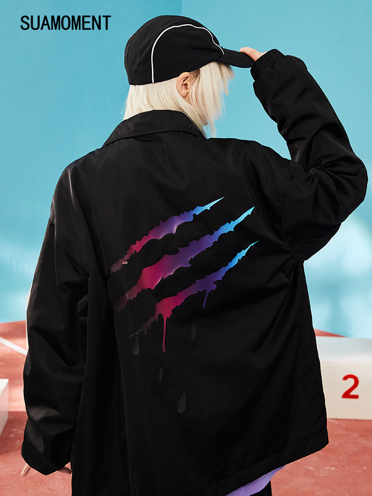 suamoment一代血爪秋冬教练夹克