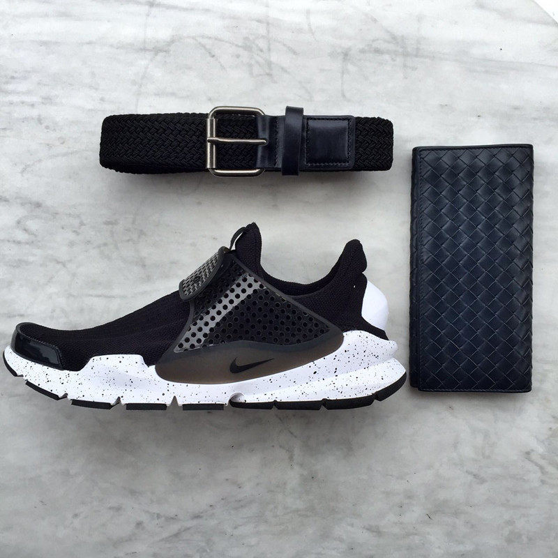 714street 17AW Pure Woven Belt 牛皮 纯色 高弹 编织 百搭 腰带