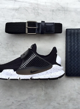 714street 17AW Pure Woven Belt 牛皮 纯色 高弹 编织 百搭 腰带