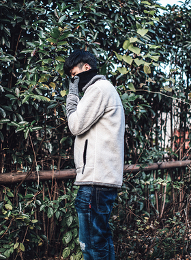 MOSTWANTEDLAB MWTD 羊羔绒摇粒绒抓毛外套夹克工装情侣休闲