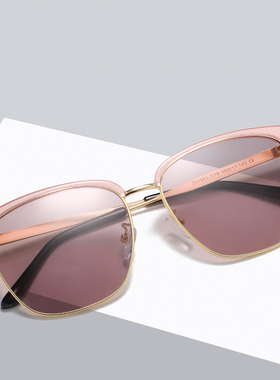 墨镜女士方框时尚风户外太阳眼镜