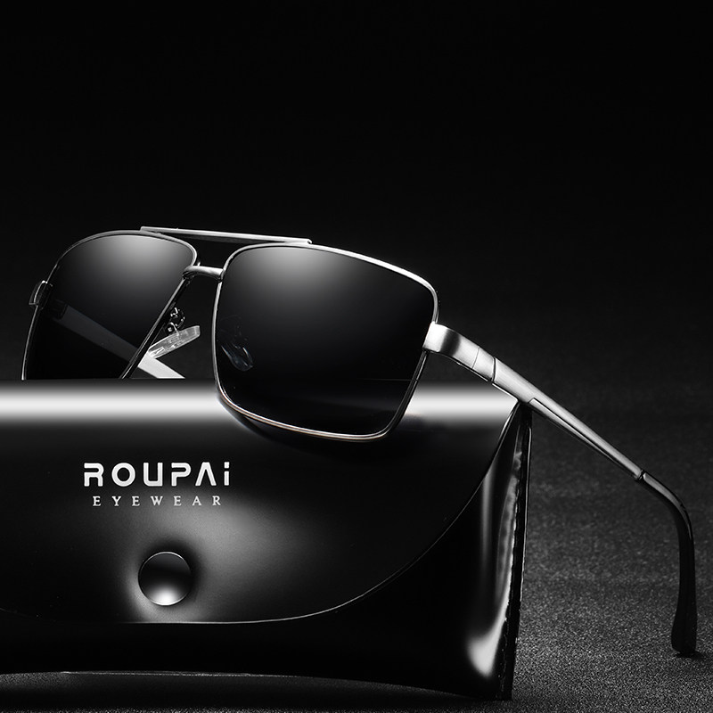 开车偏光镜男士太阳镜经典大框复古墨镜休闲旅行钓鱼运动太阳眼镜