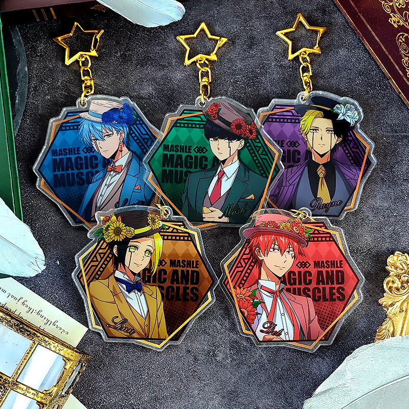 物理魔法使马修动漫同人周边芬恩多特兰斯雷恩双面透明挂件钥匙扣