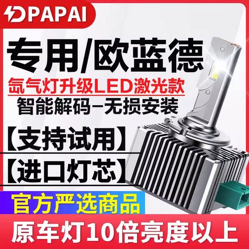 适用06-10款欧蓝德前大灯近光疝