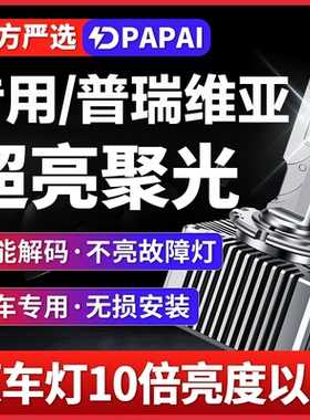 适用06-12款普瑞维亚近光灯疝气大灯D4S氙气灯升级LED激光超亮灯
