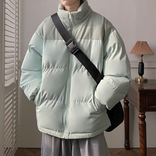 秋冬新款时尚羽绒棉服男女款ins风潮流加厚保暖棉衣立领冬季外套