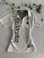 Y2K Millennium Hot Girl Aesthetic American Retro Polo Shirt for Women, Summer Fitted Short Sleeve Top