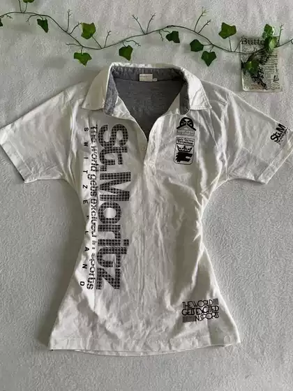 Y2K Millennium Hot Girl Aesthetic American Retro Polo Shirt for Women, Summer Fitted Short Sleeve Top