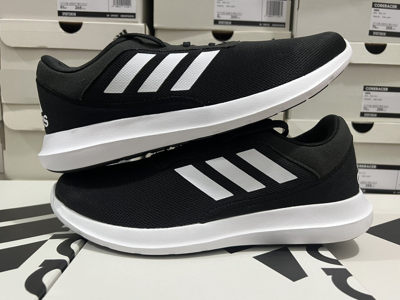 adidas阿迪达斯男鞋 CORERACER透气轻运动舒适休闲跑步鞋FX3581