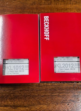 KL1012 KL2012现货促销全新原装正品未拆封BECKHOFF倍福模块