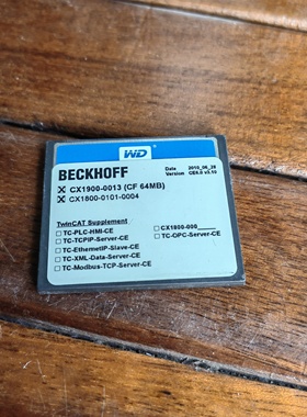 现货促销原装拆机BECKHOFF倍福CX1900 0013 64MB成色漂亮实物照片