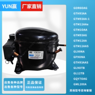 ZEL扎努西GTM10AA GVY75AA GML200A GTH93AA冰箱冰柜R134a压缩机