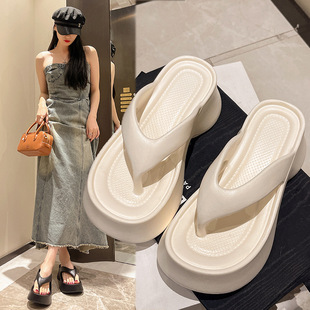 厚底EVA居家外穿两穿巨好看凉 2025新款 夏季 ins风女人字拖韩版 时尚