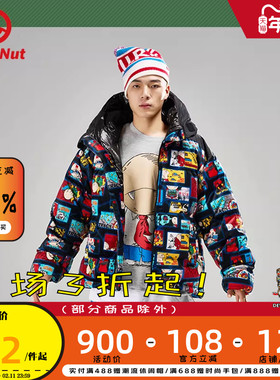 DEVIL NUT潮牌恶魔秋冬无性别情侣款保暖羽绒服超飞侠  ATY