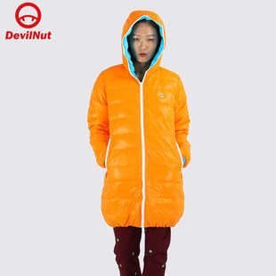 恶魔 双面穿中长款 NUT ATH 羽绒服 潮牌 女式 DEVIL 纯色休闲