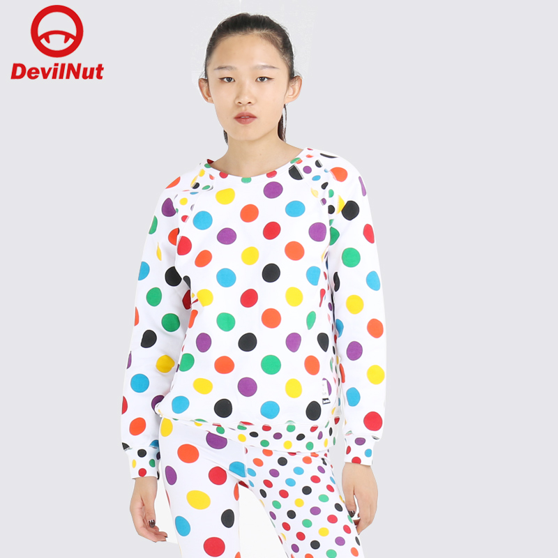 恶魔卫衣DEVILNUT圆领点点