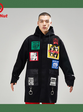 DEVIL NUT潮牌 恶魔 男女同款 休闲宽松毛边大衣-雷蒙斯 ANT