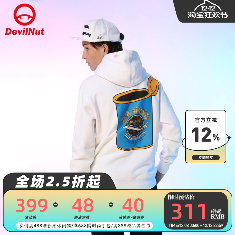 DEVILNUT潮牌恶魔男女情侣卫衣