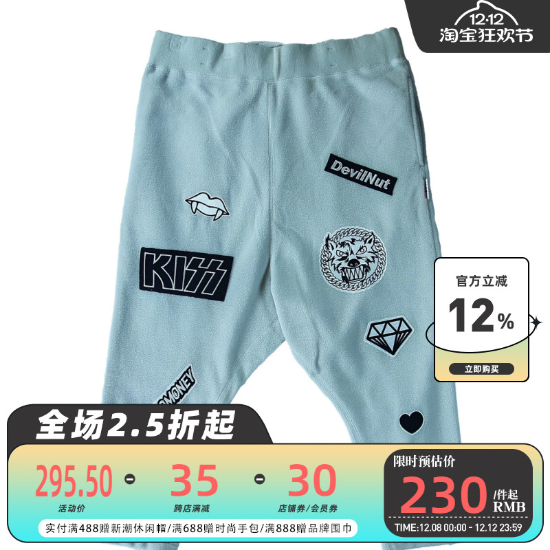 DEVILNUT潮牌宽松长裤休闲裤卫裤