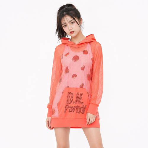 中长 针织 女式 卫衣-DN party