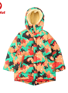 DEVIL NUT潮牌恶魔童装休闲保暖保暖羽绒服瑞士迷彩-DN KIDS AET
