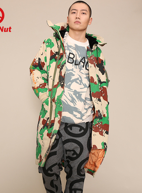 DEVIL NUT潮牌 恶魔 男士 保暖棉服N-3B加长-DNFC AET