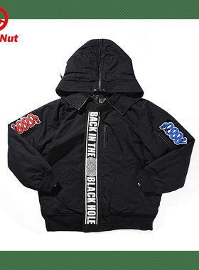 DEVIL NUT潮牌恶魔休闲宽松百搭时尚经典保暖舒适棉服 ASV