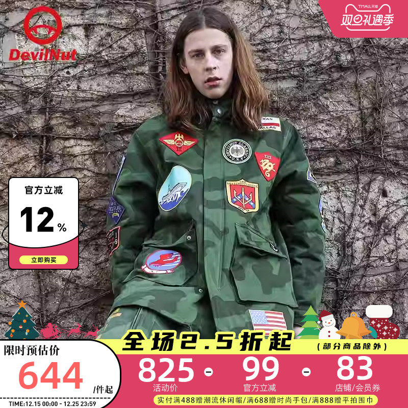 DEVILdevil男女同款伞兵风衣