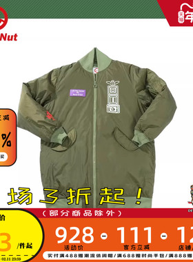 DEVIL NUT潮牌恶魔潮牌无性别保暖舒适休闲中长款羽绒服 AET