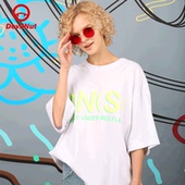 NUT小恶魔 男女情侣白色宽松短袖 潮牌 DEVIL DNS 夏新款 T恤 STY