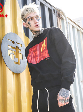 DEVIL NUT潮牌恶魔男女同款休闲圆领套头卫衣-DNFC ANT