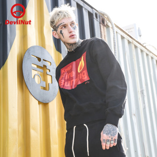 DNFC 休闲圆领套头卫衣 ANT NUT潮牌恶魔男女同款 DEVIL