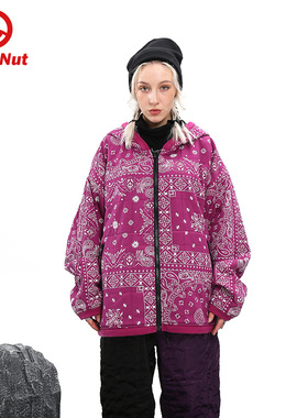 DEVIL NUT潮牌 恶魔 21秋冬新款男女情侣宽松卫衣-美式方巾 ATO