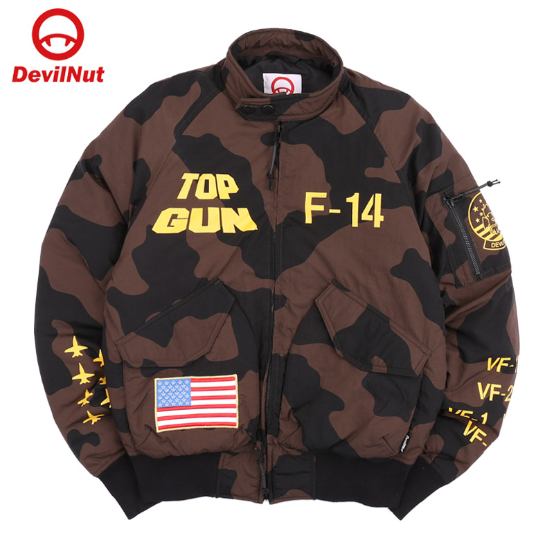 恶魔男女情侣飞行夹克ant羽绒服