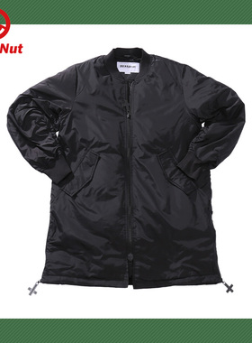 DEVIL NUT潮牌恶魔无性别保暖重磅休闲百搭刺绣长款羽绒服 ASV