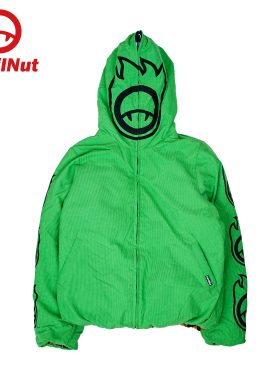 DEVIL NUT潮牌恶魔无性别情侣保暖保暖面包羽绒服男女同款