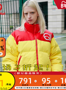 DEVIL NUT潮牌恶魔冬季无性别亲子撞色保暖羽绒服夹克-DN体育 AET